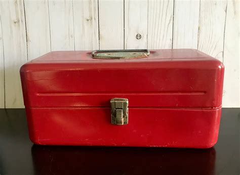 old metal tackle boxes|vintage tackle boxes.